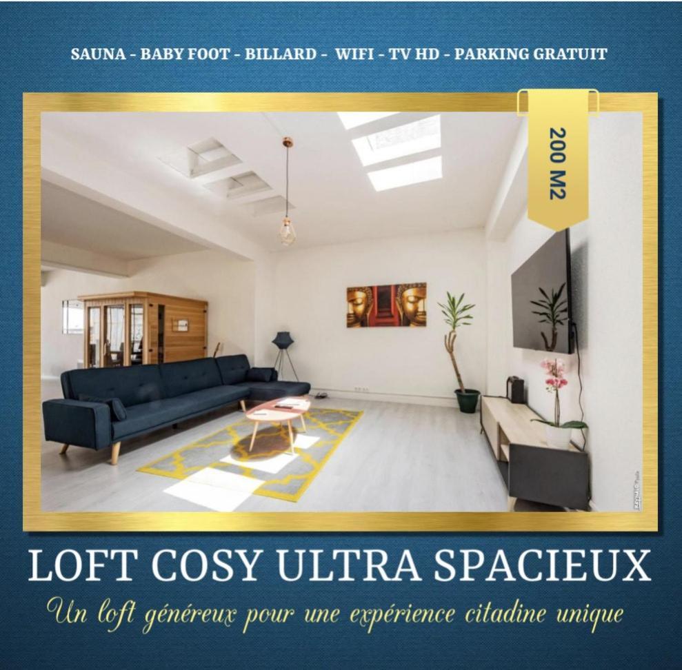 Loft Cosy - Hypercentre - Sauna - 200M2 - Wifi Graulhet Buitenkant foto